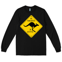 Black no kangaroos in austria Long Sleeve Tee - artisFamous