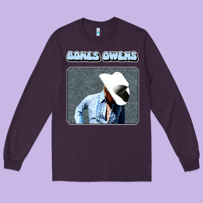 Bones Owens Long Sleeve Tee Designed By Artisfamous