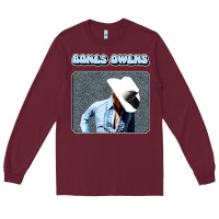 Burgundy bones owens Long Sleeve Tee - artisFamous