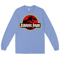 Colony Blue jurassicc park cartoon Long Sleeve Tee - artisFamous