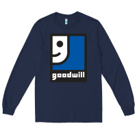 Navy Goodwill Long Sleeve Tee - artisFamous