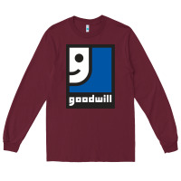 Burgundy Goodwill Long Sleeve Tee - artisFamous