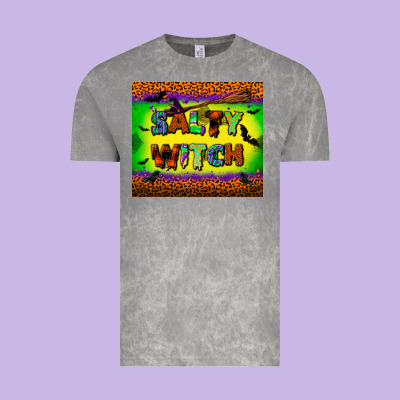 Salty Witch Tumbler Vintage Tee Designed By Bundleandbundleshop