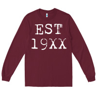 Burgundy MGK EST 19XX Long Sleeve Tee - artisFamous