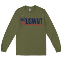 Army Green uswnt classic Long Sleeve Tee - artisFamous