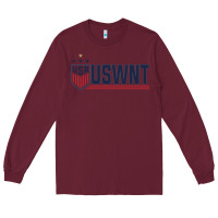 Burgundy uswnt classic Long Sleeve Tee - artisFamous