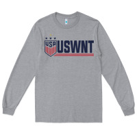 Heather Grey uswnt classic Long Sleeve Tee - artisFamous
