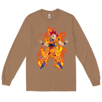 Toasted Coconut goku super sayan Long Sleeve Tee - artisFamous