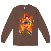 Chestnut goku super sayan Long Sleeve Tee - artisFamous