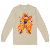 Mushroom goku super sayan Long Sleeve Tee - artisFamous