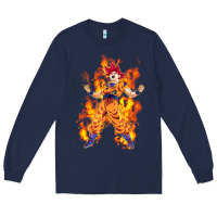 Navy goku super sayan Long Sleeve Tee - artisFamous
