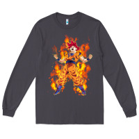 Smoke goku super sayan Long Sleeve Tee - artisFamous