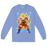 Colony Blue super saiyan Long Sleeve Tee - artisFamous