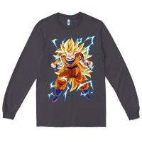 Smoke super saiyan Long Sleeve Tee - artisFamous