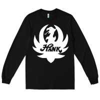 Black white and black hank art Long Sleeve Tee - artisFamous