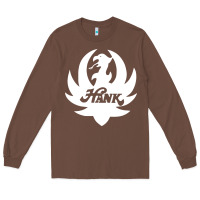 Chestnut white and black hank art Long Sleeve Tee - artisFamous