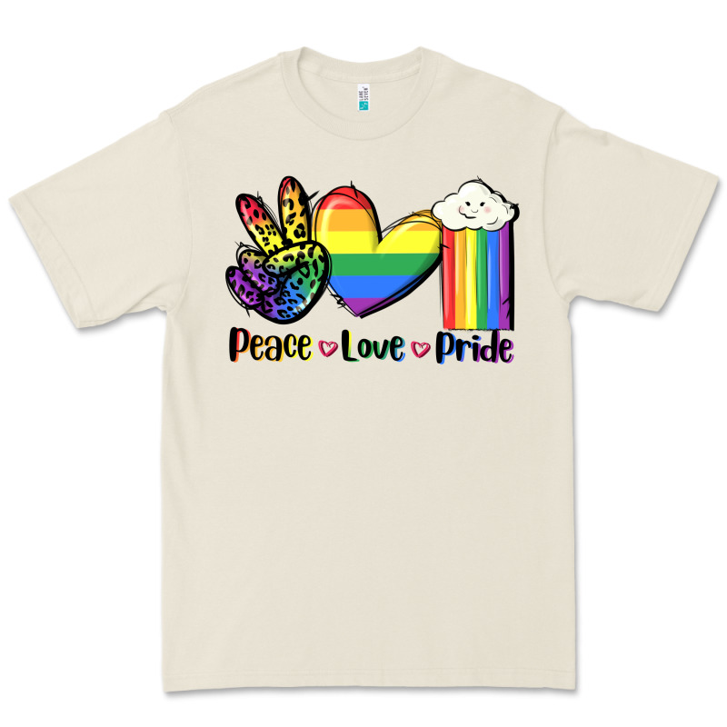 Peace Love Pride Premium Tee by FaDigitalArtStudio | Teevron