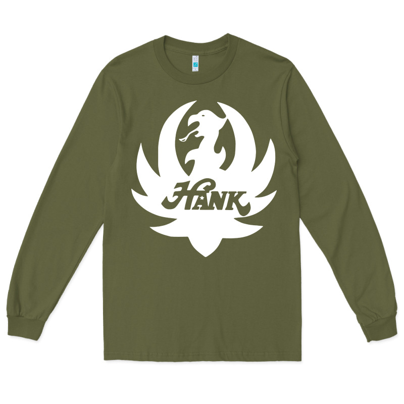 White And Black Hank Art Long Sleeve Tee by artisFamous | Teevron