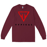 Burgundy typical gamer Long Sleeve Tee - artisFamous