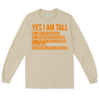 Mushroom yes i am tall Long Sleeve Tee - artisFamous