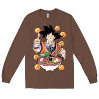 Chestnut Saiyan Ramen Long Sleeve Tee - artisFamous
