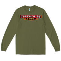 Army Green firehouse subs Long Sleeve Tee - artisFamous