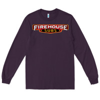 Plum firehouse subs Long Sleeve Tee - artisFamous