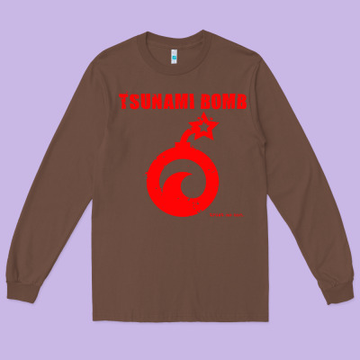 Tsunami Bomb Trust No One Long Sleeve Tee Designed By Artisfamous