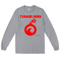 Heather Grey tsunami bomb trust no one Long Sleeve Tee - artisFamous