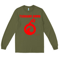 Army Green tsunami bomb trust no one Long Sleeve Tee - artisFamous