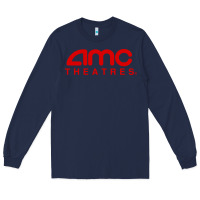 Navy cinema amc theaters merch Long Sleeve Tee - artisFamous