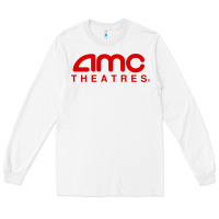 White cinema amc theaters merch Long Sleeve Tee - artisFamous