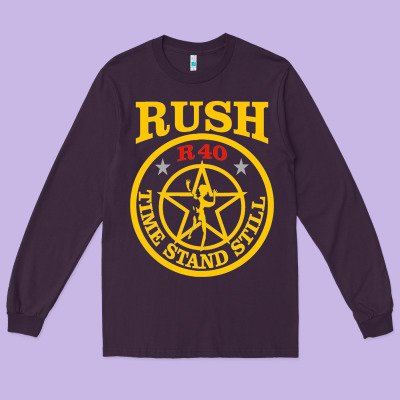 Rush R40 Long Sleeve Tee Designed By Artisfamous
