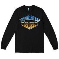 Black NIGHT RANGER Music Long Sleeve Tee - artisFamous
