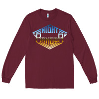 Burgundy NIGHT RANGER Music Long Sleeve Tee - artisFamous