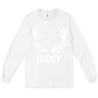 White Daddy Deer Long Sleeve Tee - artisFamous