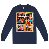 Navy Shonen knife Long Sleeve Tee - artisFamous