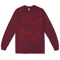 Burgundy Aphmau Sketch Long Sleeve Tee - artisFamous
