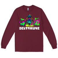Burgundy Deltarune Long Sleeve Tee - artisFamous
