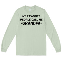 Matcha my favorite people call me grandpa black Long Sleeve Tee - artisFamous