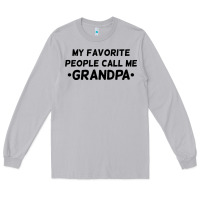 Moon Dust my favorite people call me grandpa black Long Sleeve Tee - artisFamous