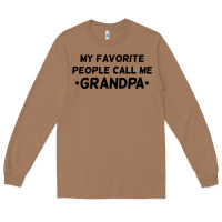 Toasted Coconut my favorite people call me grandpa black Long Sleeve Tee - artisFamous
