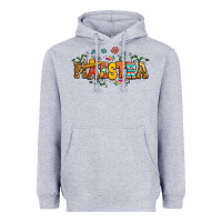 Heather Grey spanish maestra teacher Heavyweight Hoodie - RanaPortraitStore