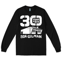 Black 30 years of diy 924 gilman streets Long Sleeve Tee - artisFamous