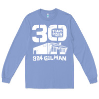 Colony Blue 30 years of diy 924 gilman streets Long Sleeve Tee - artisFamous