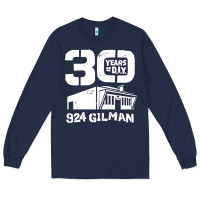 Navy 30 years of diy 924 gilman streets Long Sleeve Tee - artisFamous