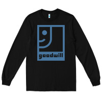 Black GOODWILL Long Sleeve Tee - artisFamous