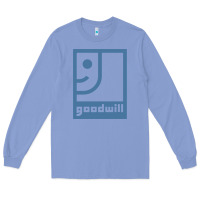 Colony Blue GOODWILL Long Sleeve Tee - artisFamous