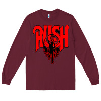 Burgundy rush Long Sleeve Tee - artisFamous