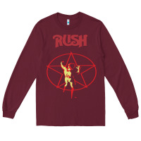 Burgundy rush Long Sleeve Tee - artisFamous